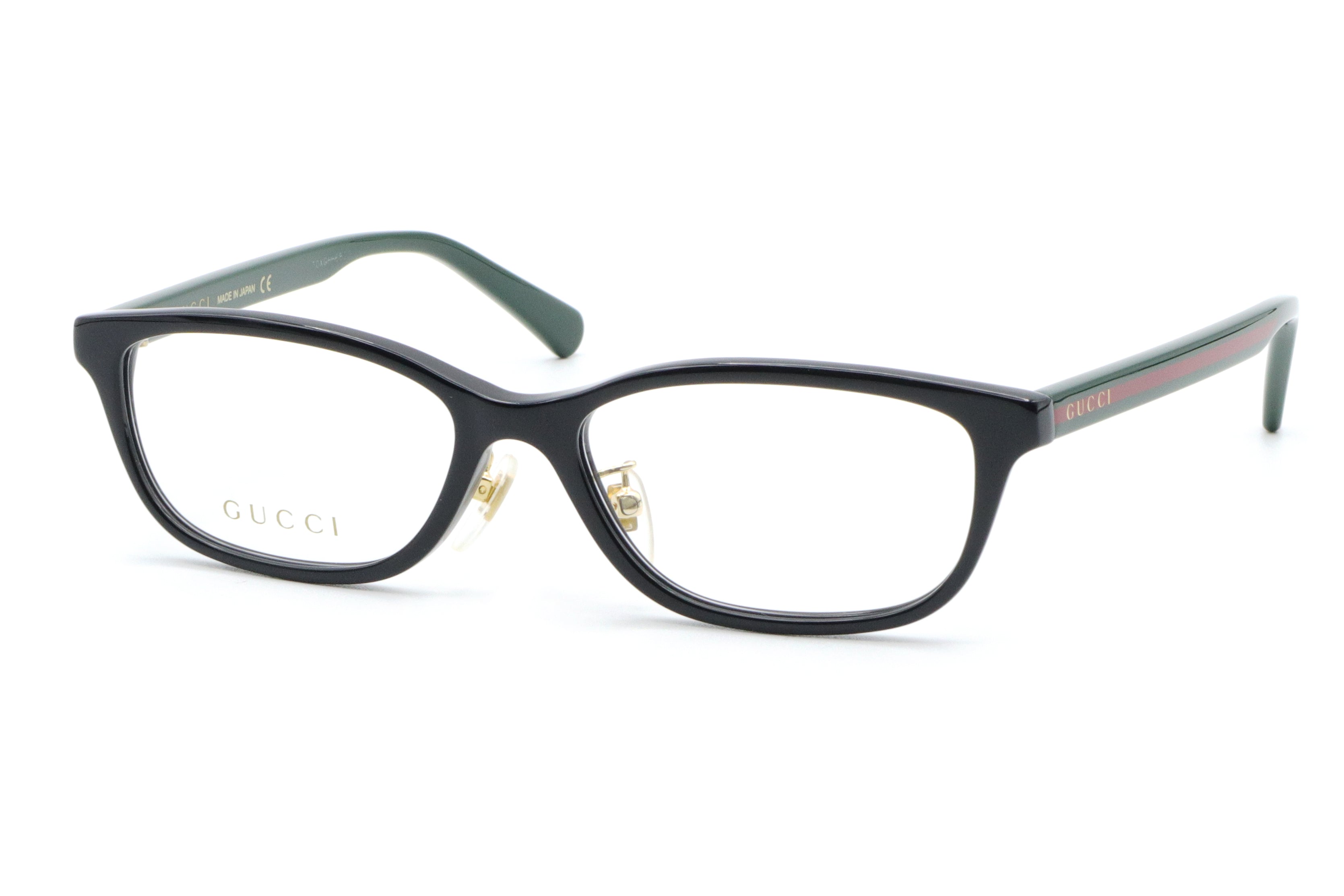 鯖江製】GUCCI(グッチ) GG 0931OJ-001ブラック/グリーン(54
