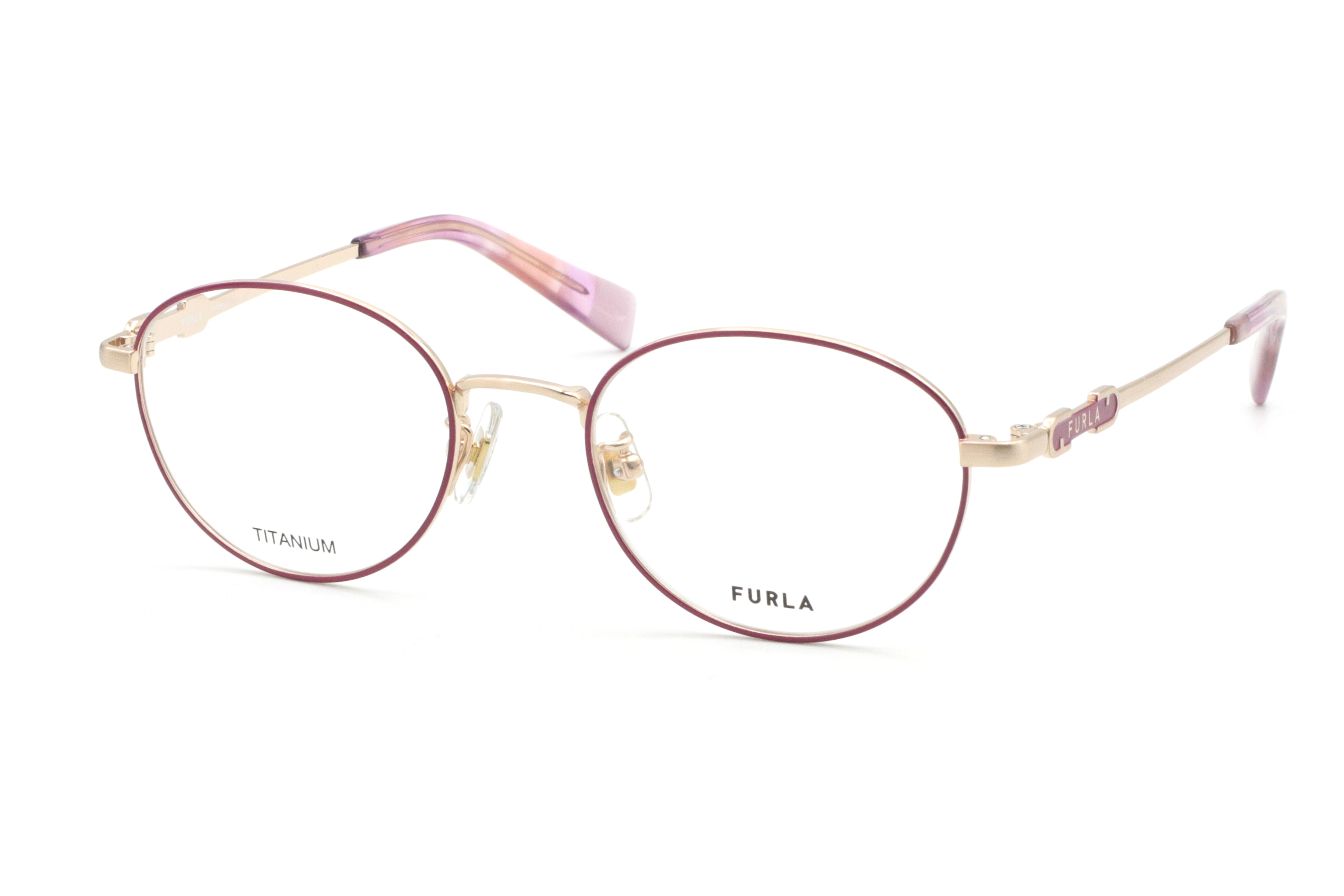 FURLA(フルラ) VFU 858J-0323ダークピンク/ゴールド(49) – 武田メガネ FURLA(フルラ) VFU 858J-0323ダークピンク/ゴールド(49) – 武田メガネ