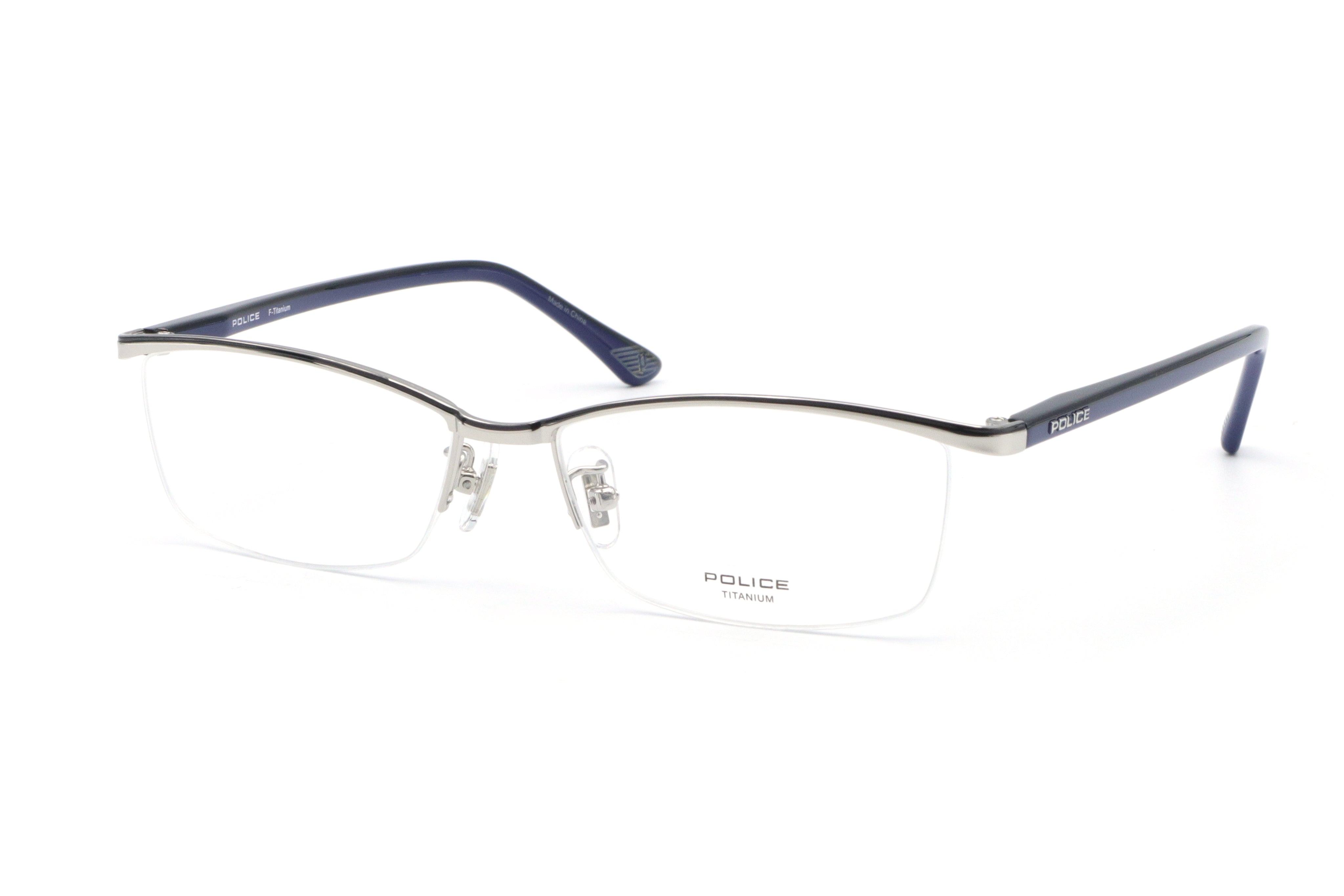 POLICE(ポリス) VPLN 69J-0S11グレー/ネイビー(56) – 武田メガネ