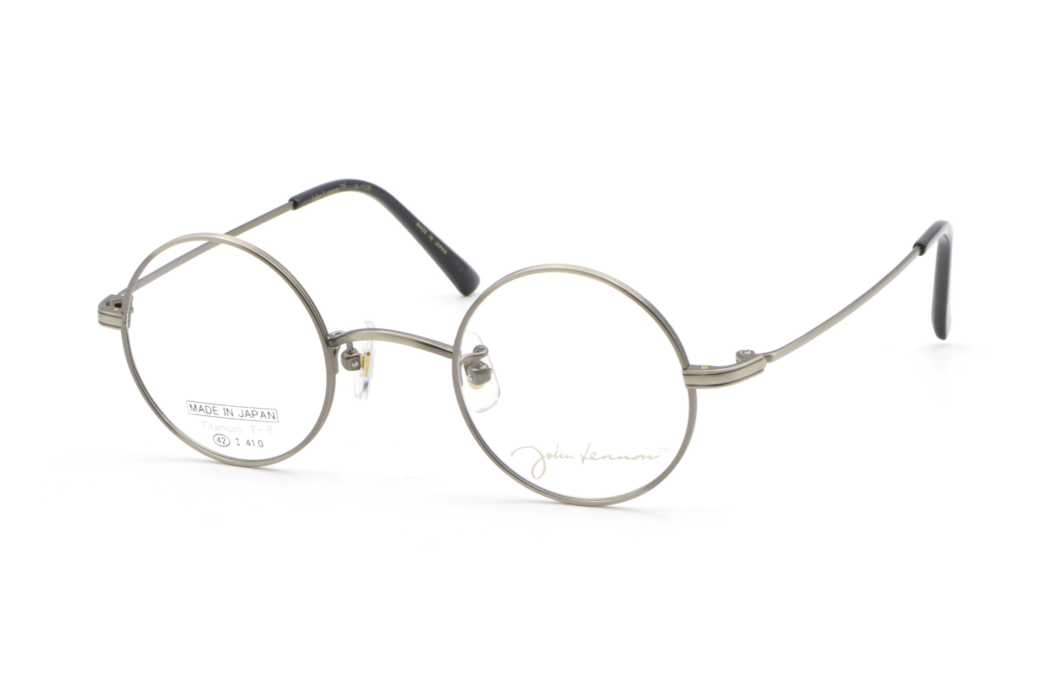 鯖江製】John Lennon(ジョンレノン) JL 1120-4アンティークシルバー(42