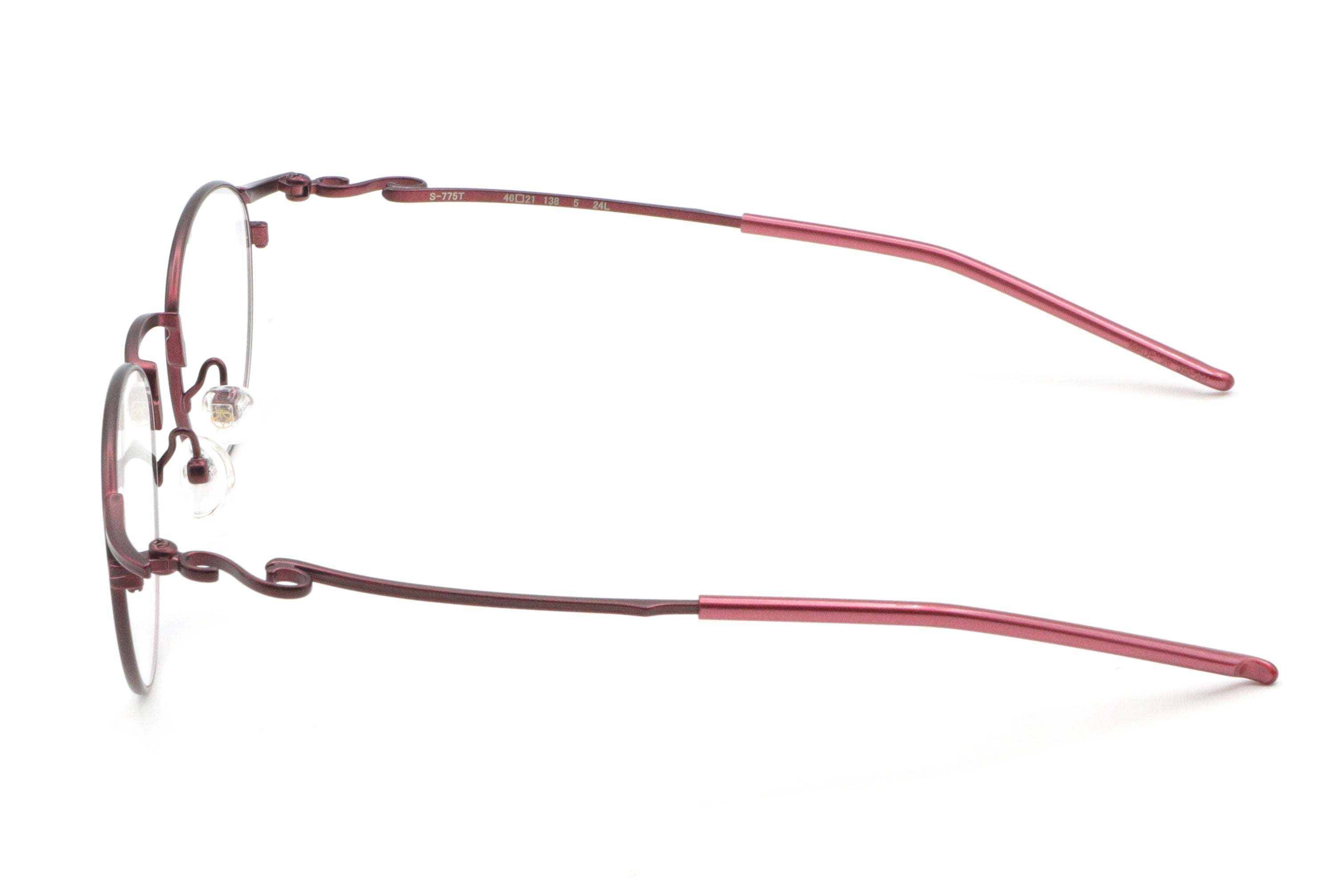 999.9(フォーナインズ) S-775T-5アカマット(46) – 武田メガネ