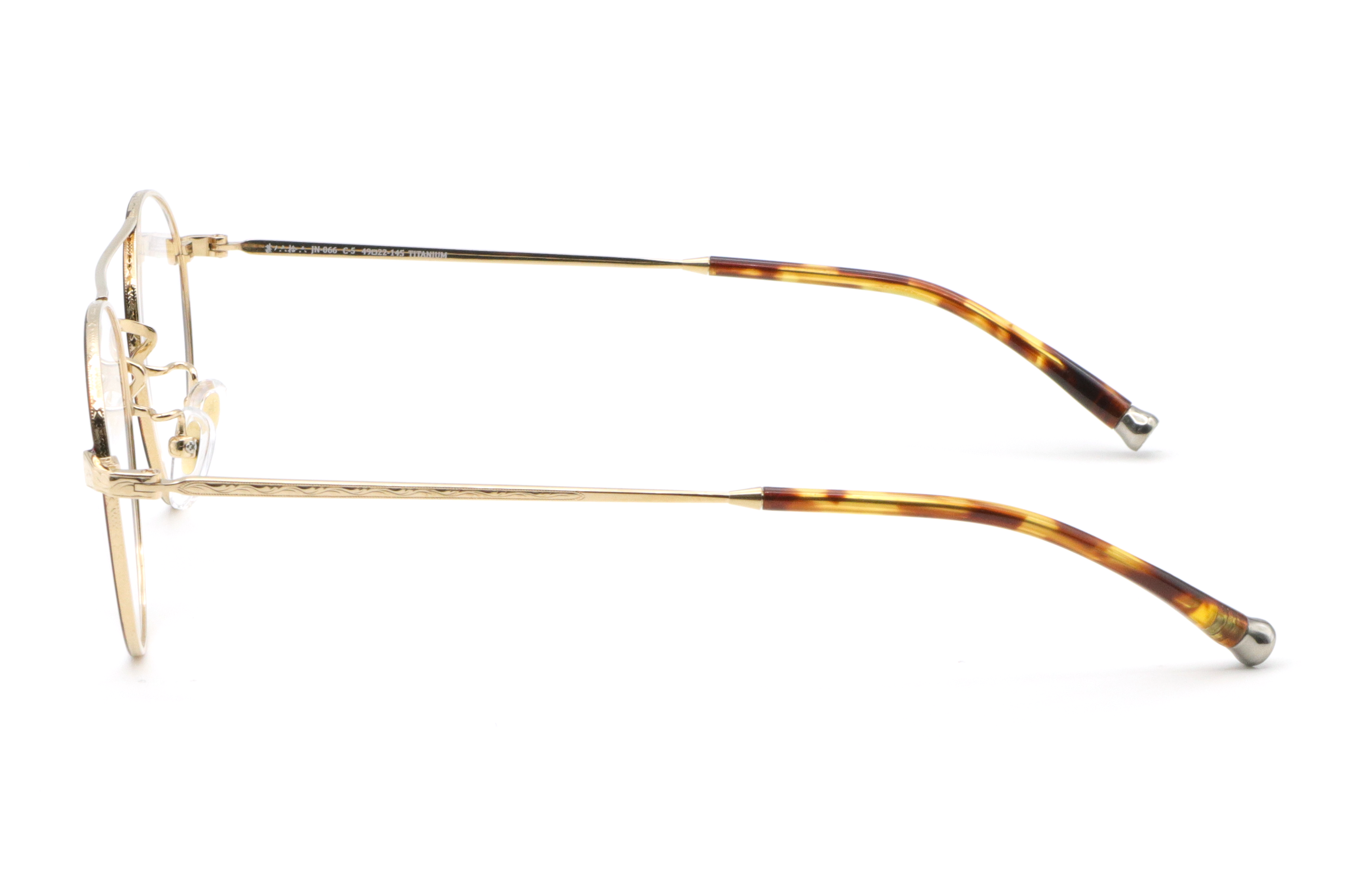 鯖江製】越前國甚六作(ジンロクサク) JN 066-5ブラウン/ゴールド(49