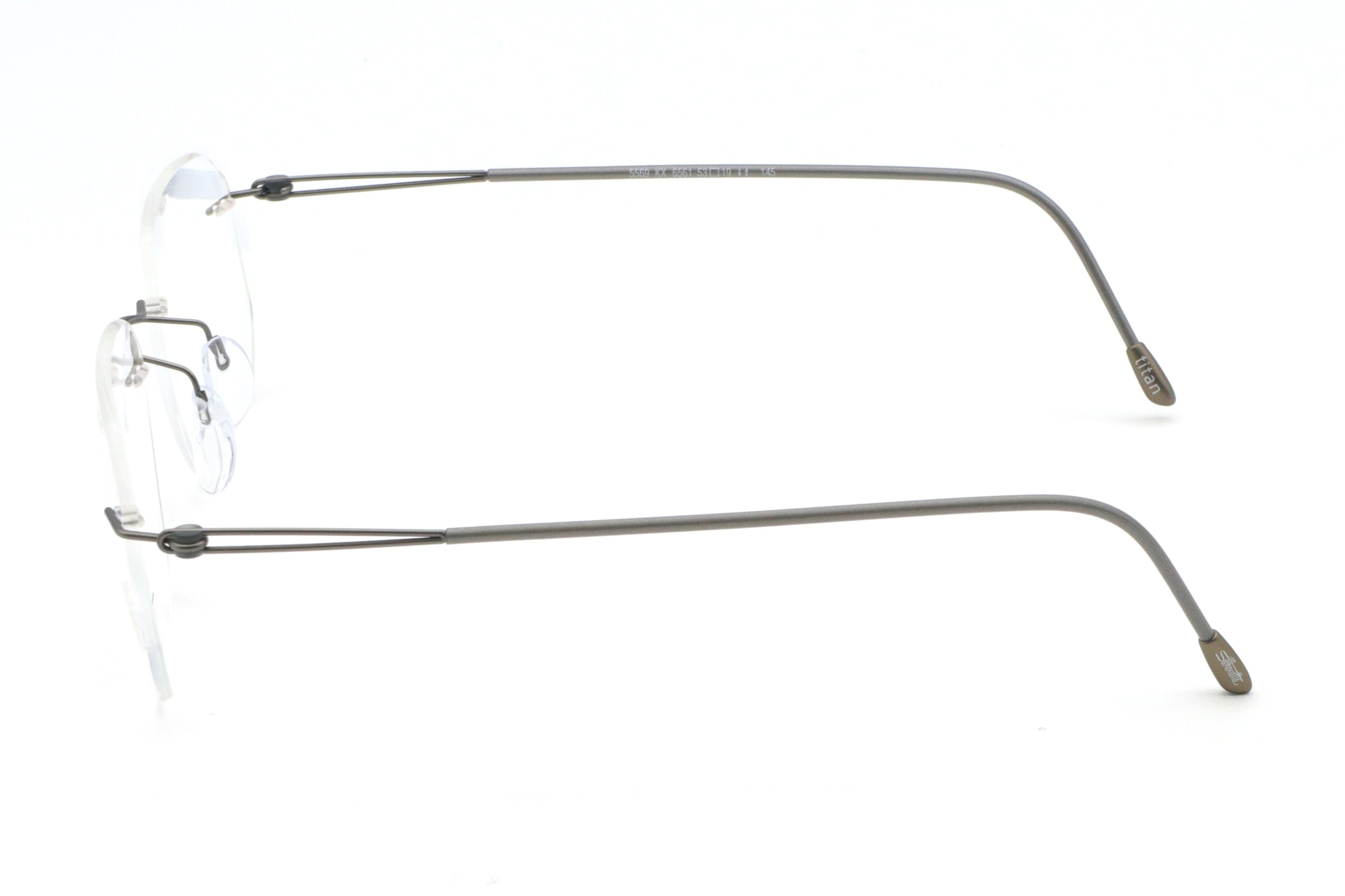 シルエット メガネ チタン クリア 度入り ユニセックス 0620-S6227h