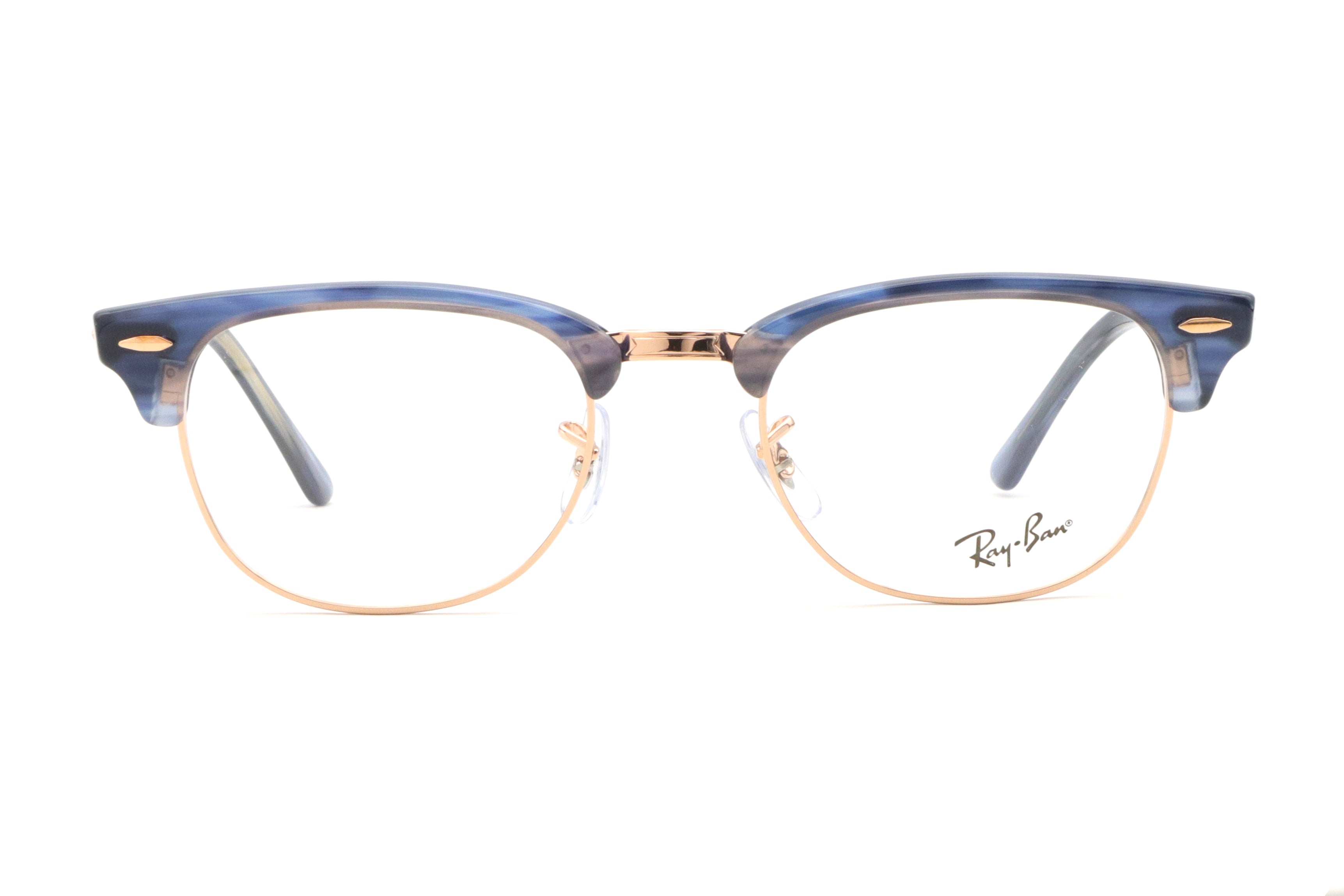 Ray-Ban(レイバン) RX 5154-8374ポリッシュストライプブルー(51