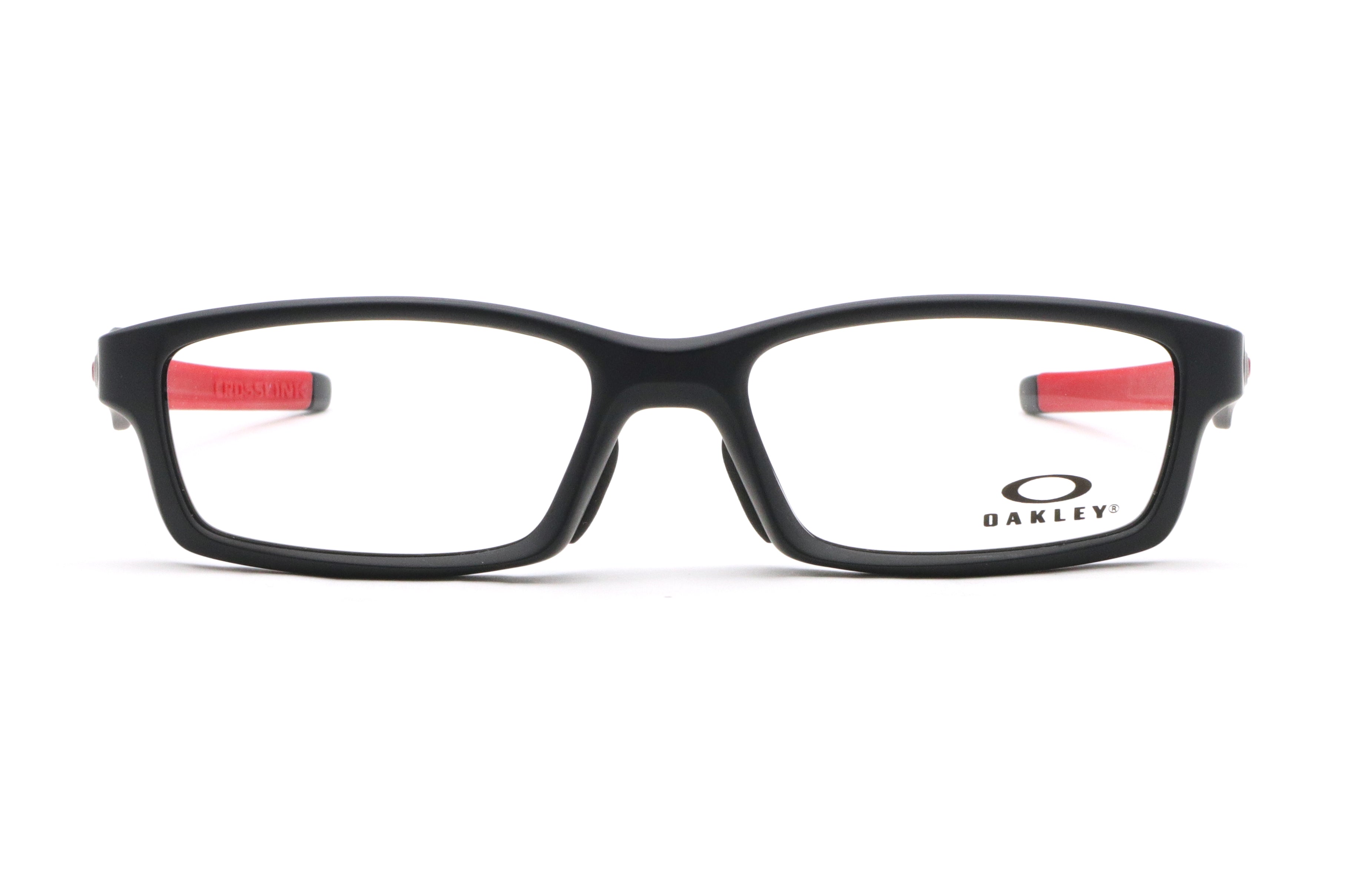 オークリー Oakley クロスリンク スポーツメガネ ブラック/レッド OAKLEY CROSSLINK(オークリークロスリンク) YOUTH 811104サテン