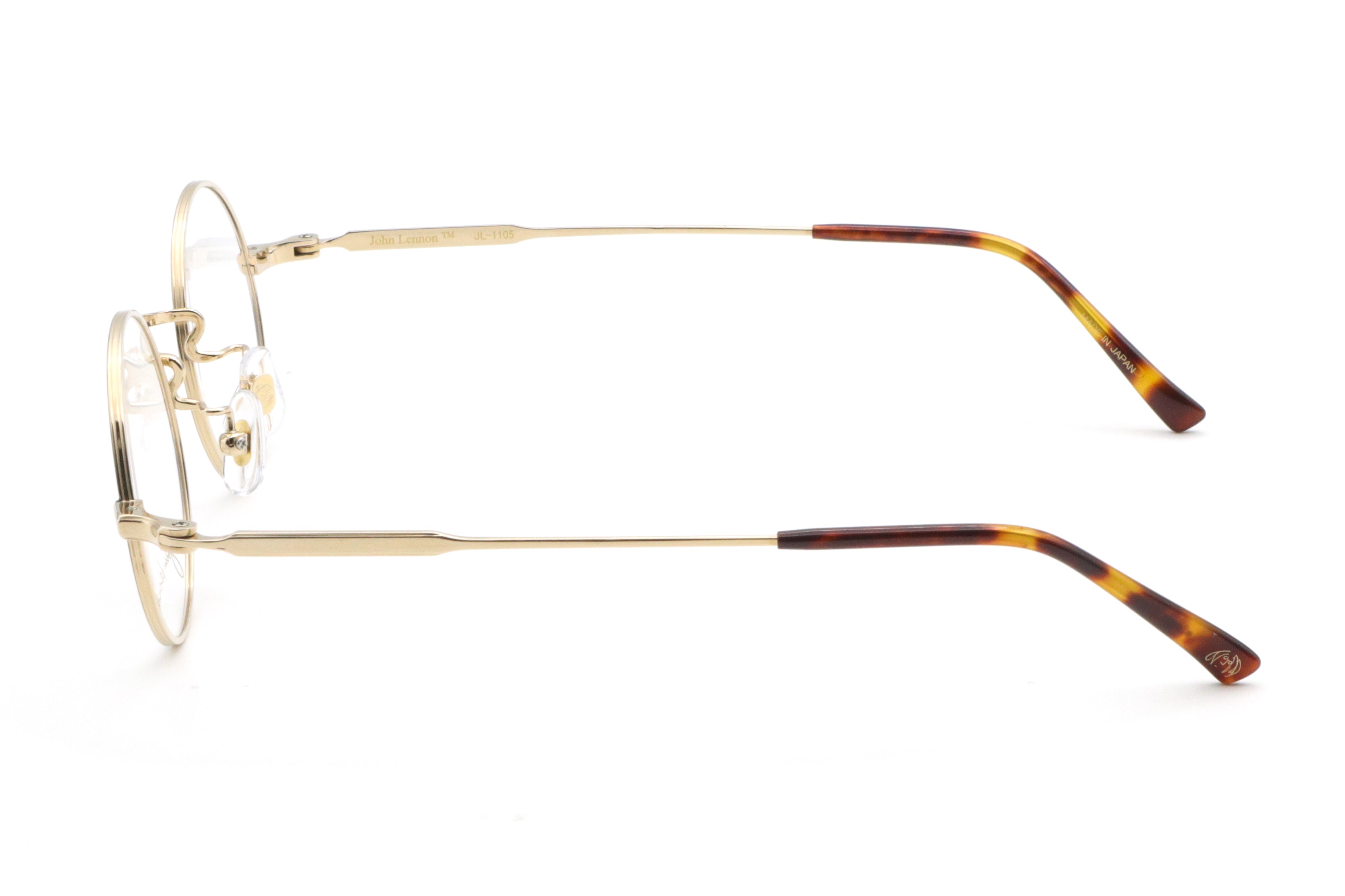 鯖江製】John Lennon(ジョンレノン) JL 1105-1ブラウン/ゴールド(45