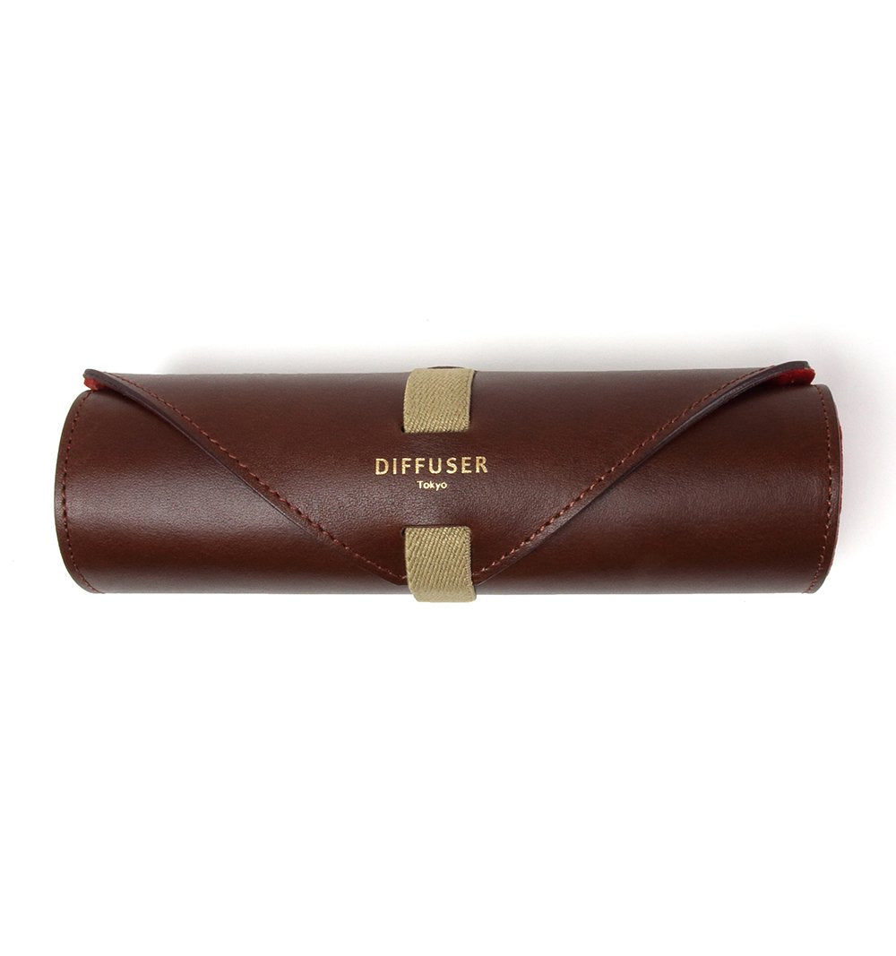 DIFFUSER(ディフューザー) SG1109B OIL LEATHER ROLL EYEWEAR CASE