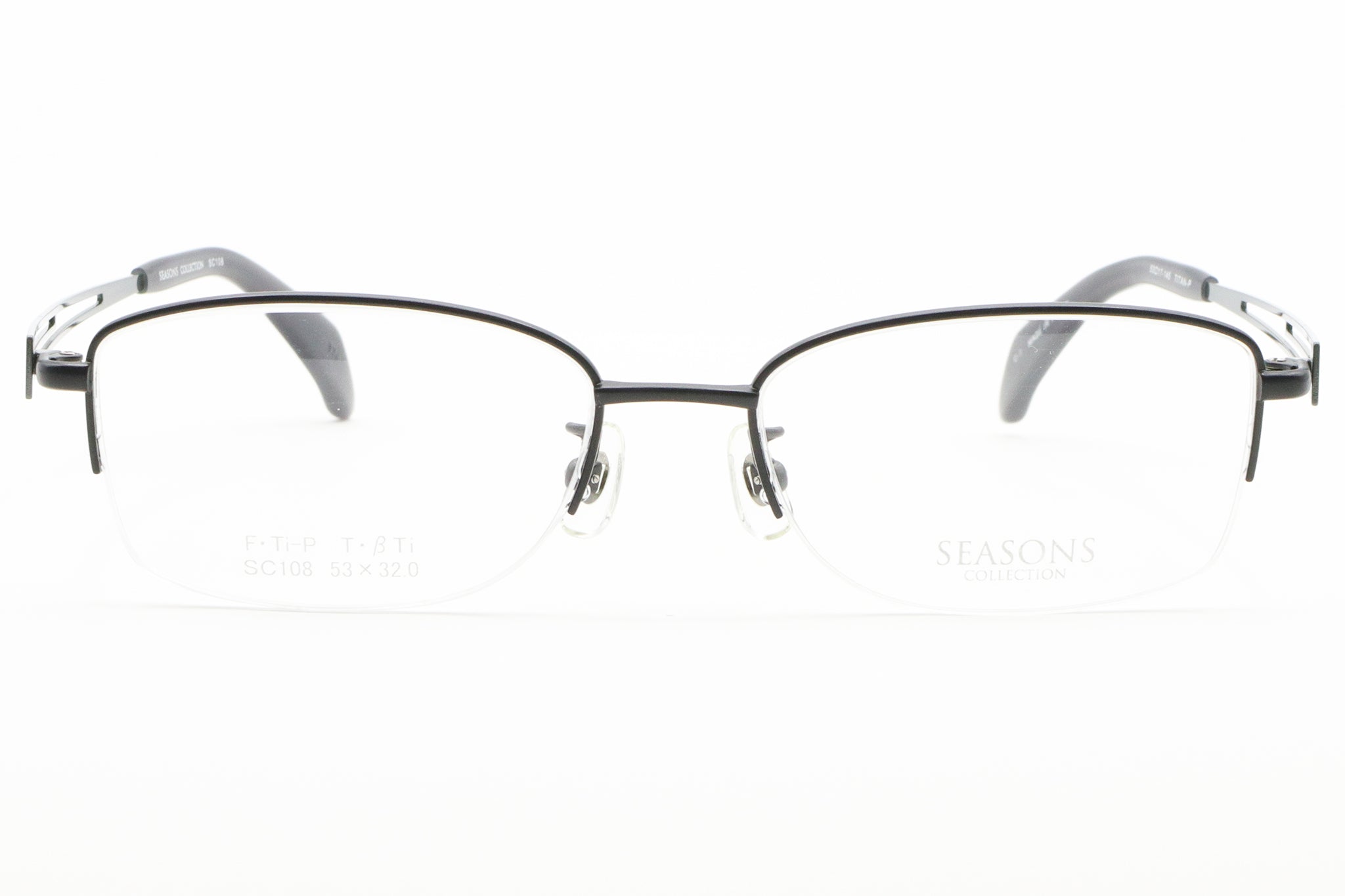 SEASONS COLLECTION SC108 メガネ SEASONS(シーズンズ) SC 108-1ブラック/ライトグレー(53) – 武田メガネ