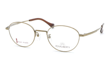 【鯖江製】AQUALIBERTY(アクアリバティ) AQ 22501-AGアンティークゴールド(48)