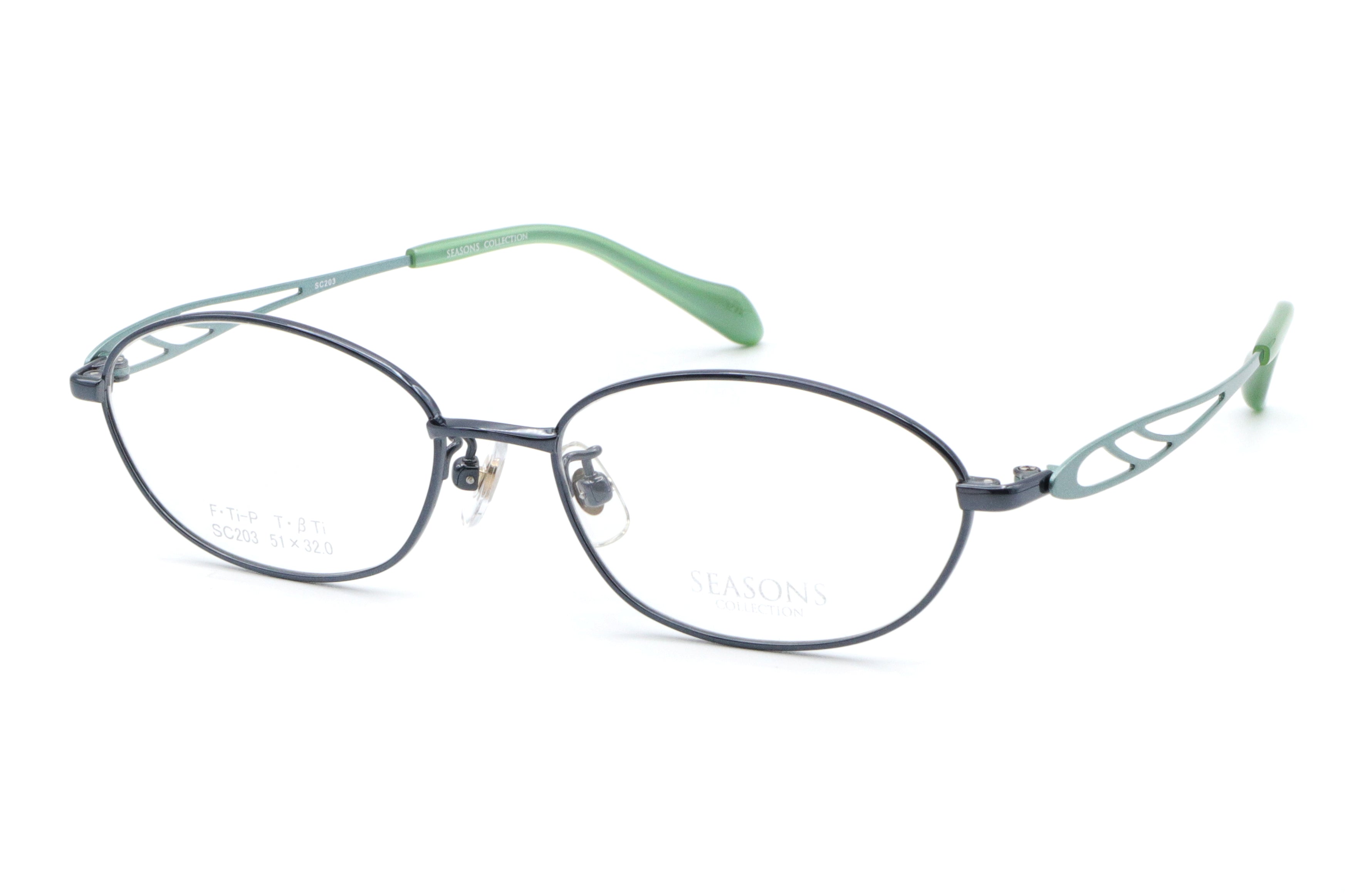 SEASONS(シーズンズ) SC 203-4ネイビー/エメラルドグリーン(51) – 武田