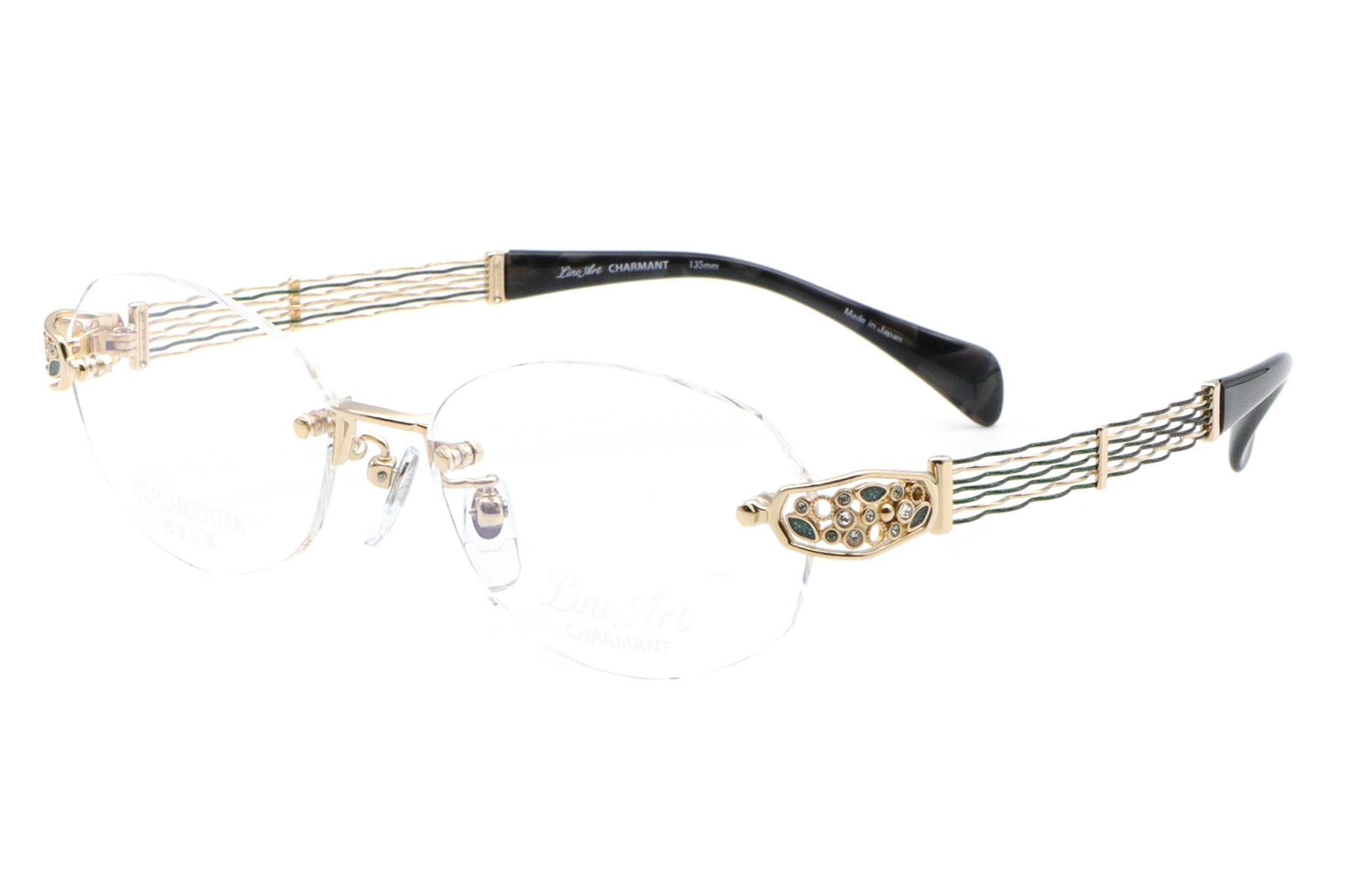 Line Art ラインアート 眼鏡 メガネ フレーム XL1690-GN-50 - サングラス
