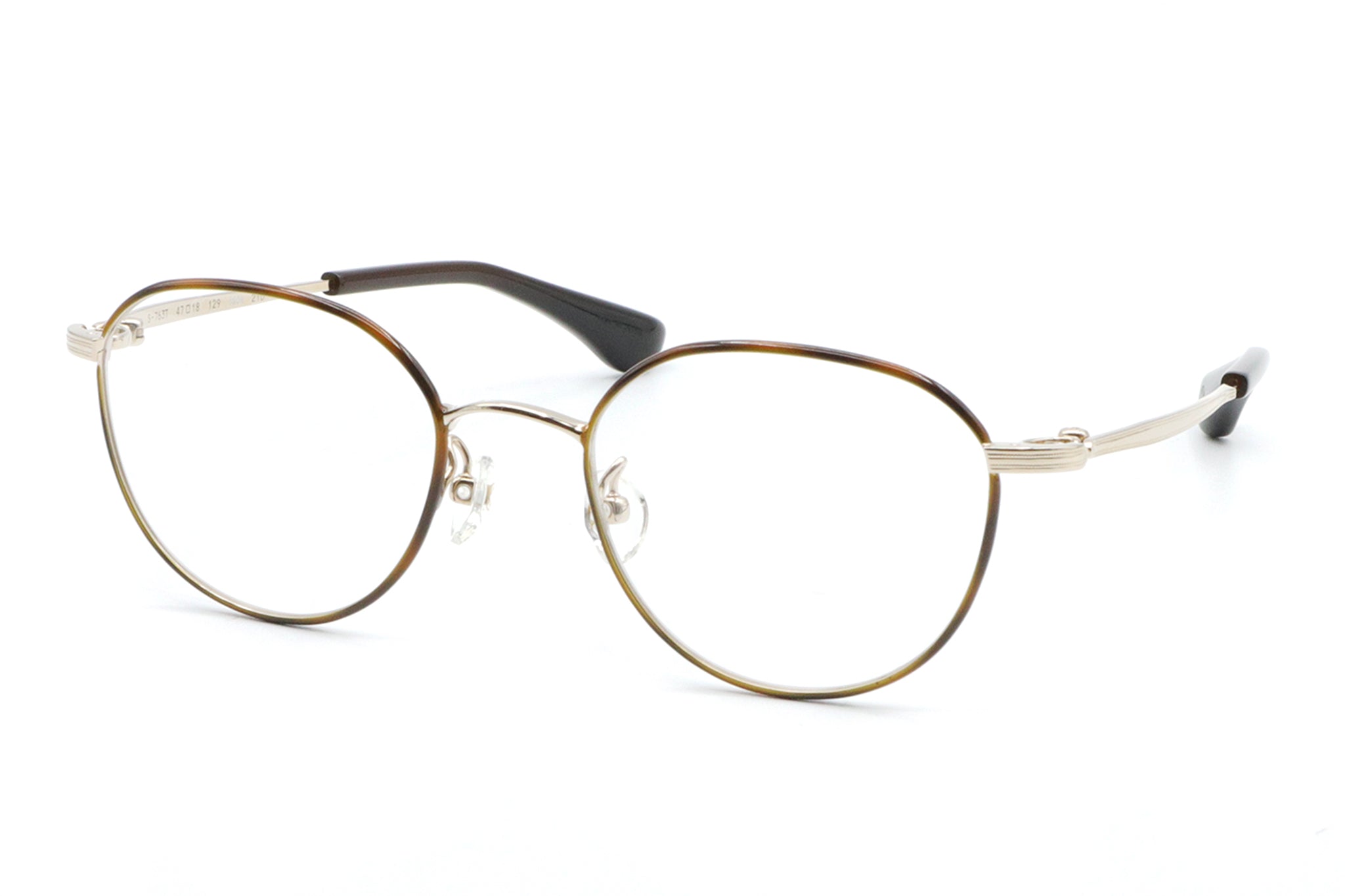 999.9(フォーナインズ) S-763T-1504イエローブラウンデミ/ゴールド(47