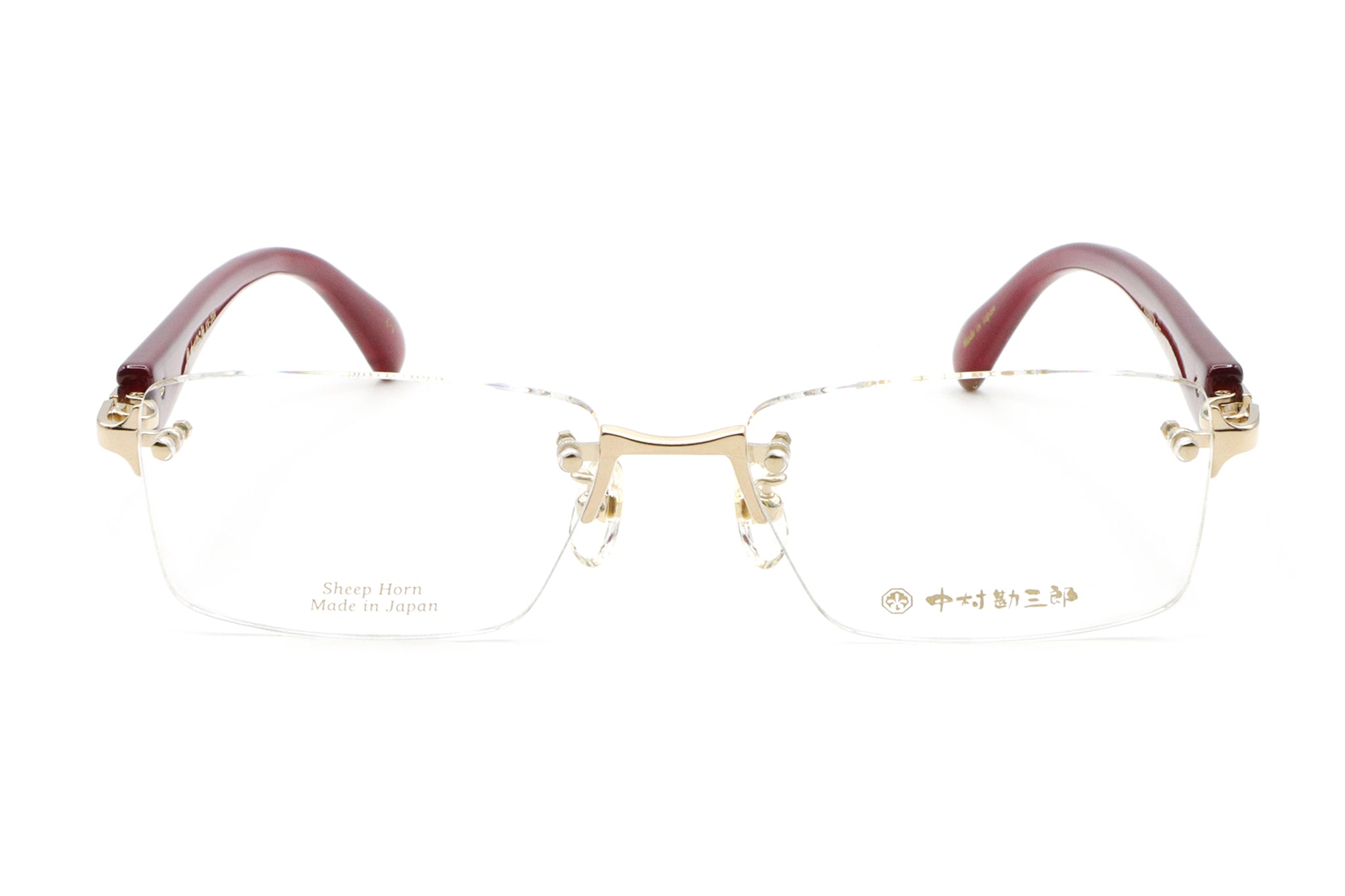 中村勘三郎(ナカムラカンザブロウ) KN-2534-1ゴールド/ワイン(56