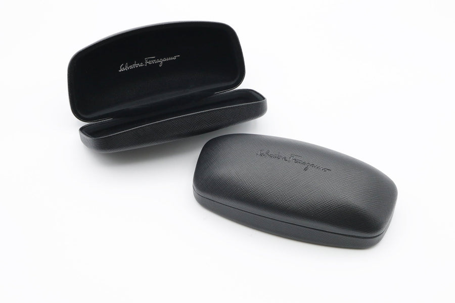 【鯖江製】Ferragamo(フェラガモ) SF 2545A-463ネイビー/マットシルバー(54)