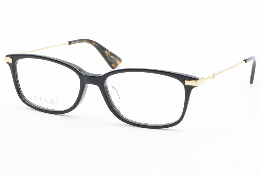 【鯖江製】GUCCI(グッチ) GG 0112OA-001ブラック/ゴールド(53)