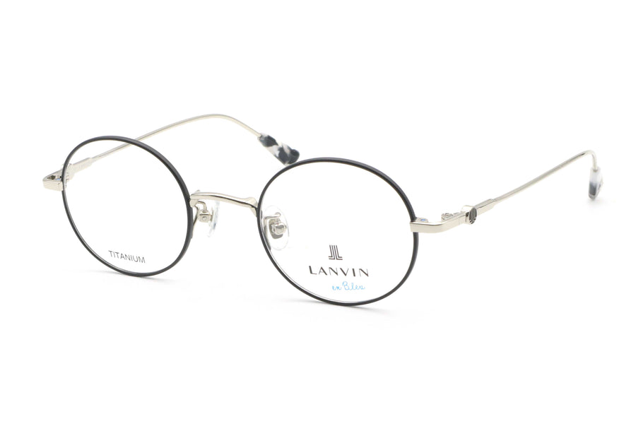 LANVIN en Bleu(ランバンオンブルー) VLB 023J-0S1Gマットブラック/シルバー(45)