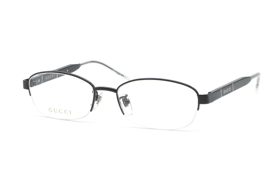 【鯖江製】GUCCI(グッチ) GG 1742OJ-001ブラック(53)