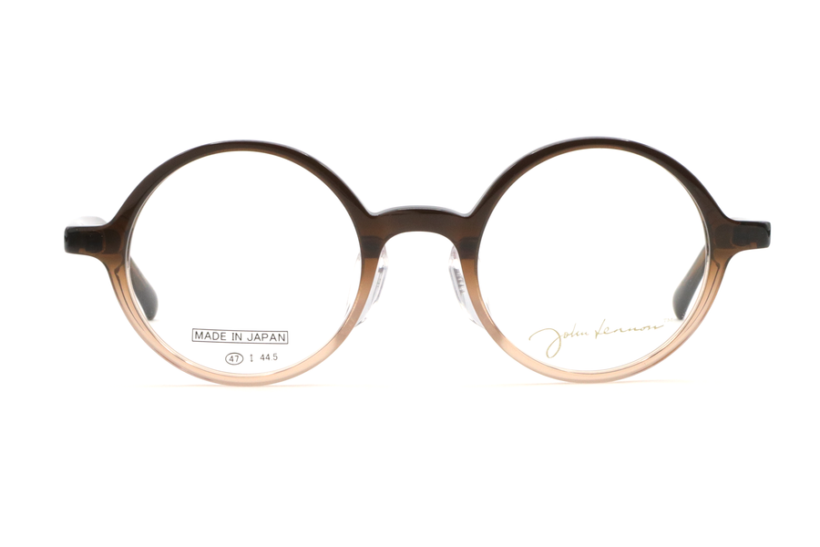 鯖江製】John Lennon(ジョンレノン) JL 6020-3ブラウン 鯖江製】John Lennon(ジョンレノン) JL 6020-3ブラウン