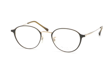 【鯖江製】iNtimite(アンティミテ) INE-5001-MBRNGマットブラウン/ゴールド(46)