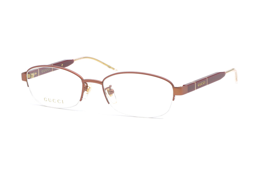 【鯖江製】GUCCI(グッチ) GG 1742OJ-003マットバーガンディ(53)