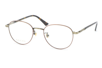 【鯖江製】GUCCI(グッチ) GG 1128OJ-003バーガンディ/アンティークゴールド(50)