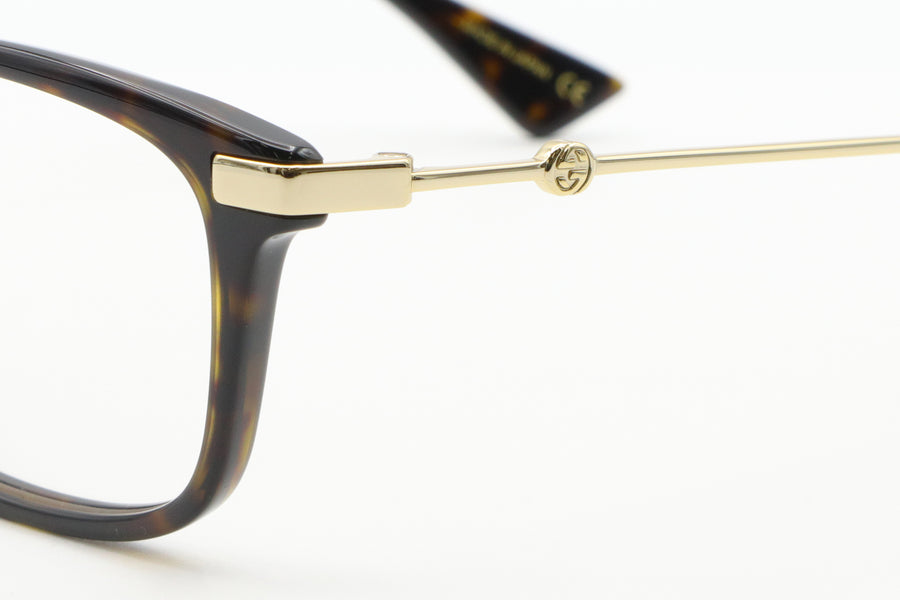 【鯖江製】GUCCI(グッチ) GG 0759OA-002ブラウン/ゴールド(54)