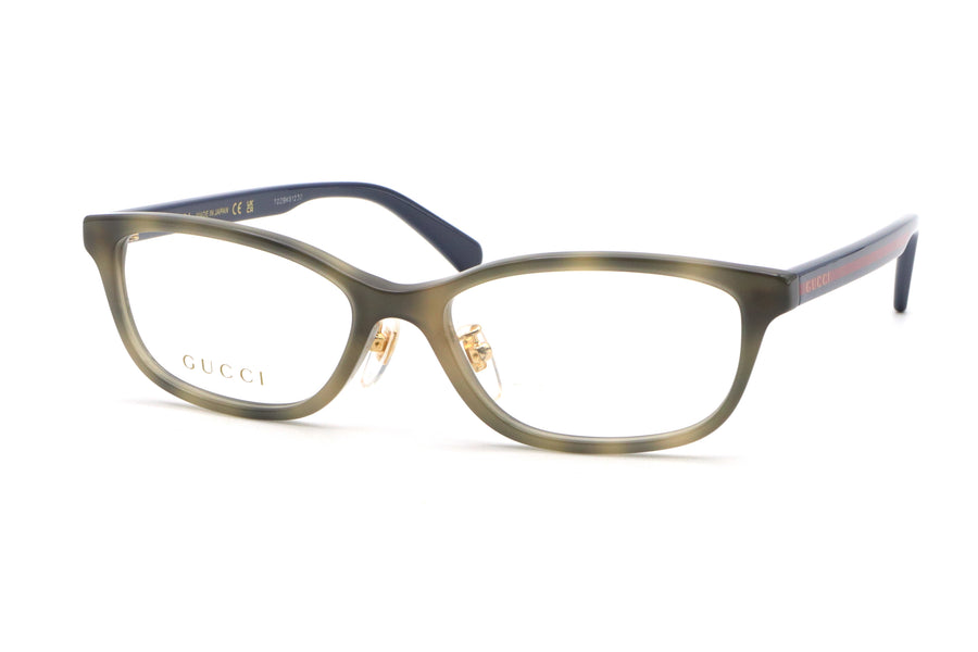 【鯖江製】GUCCI(グッチ) GG 0931OJ-002カーキベージュデミ(54)