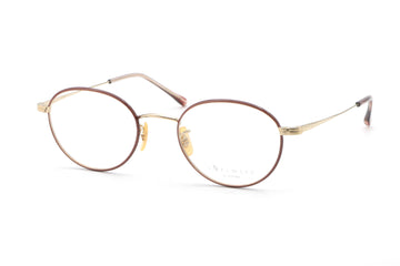 【鯖江製】iNtimite(アンティミテ) INE-1002-GBRKBNゴールド/ブリックブラウン(47)