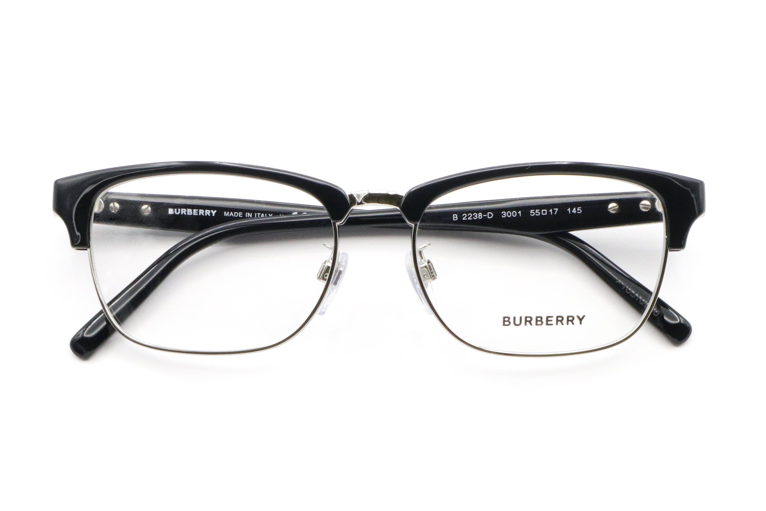 BURBERRY(バーバリー) BE 2238D-3001ブラック/シルバー(55