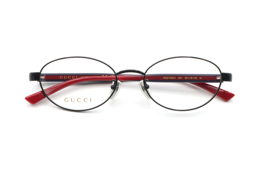 鯖江製】GUCCI(グッチ) GG 2145OJ-001ブラック(52) – 武田メガネ
