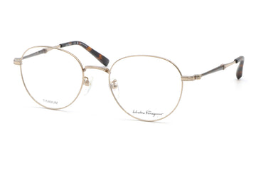 【鯖江製】Ferragamo(フェラガモ) SF 2550A-717ゴールド(51)