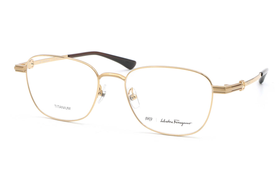 999.9×FERRAGAMO(フォーナインズ･フェラガモ) SF 9007-717ゴールド(55)