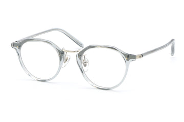 【鯖江製】越前國甚六作(ジンロクサク) EZ 038-3クリアグレー(46)