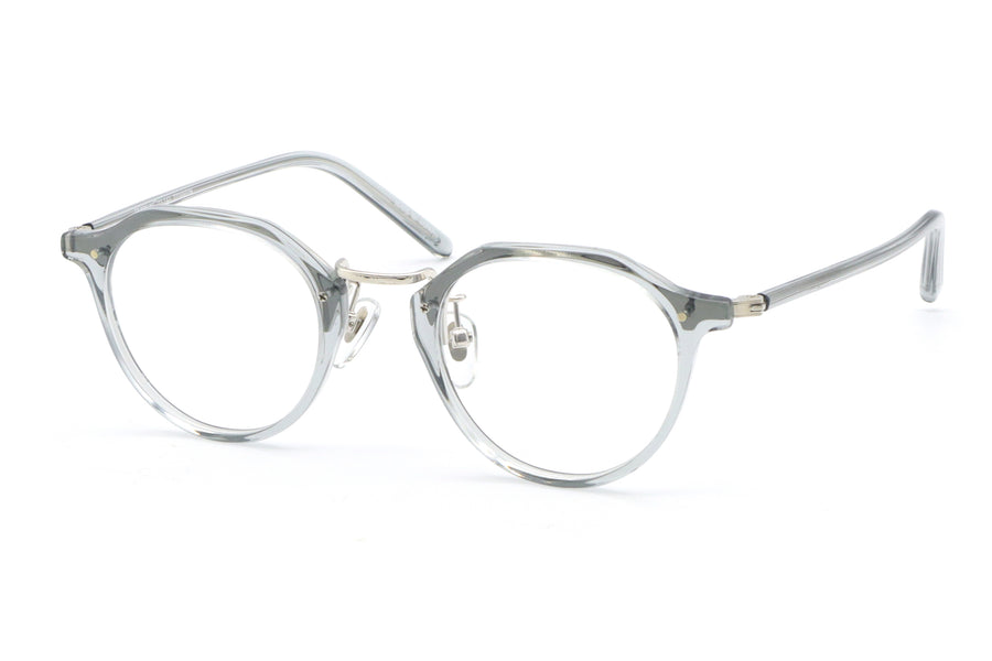 【鯖江製】越前國甚六作(ジンロクサク) EZ 038-3クリアグレー(46)