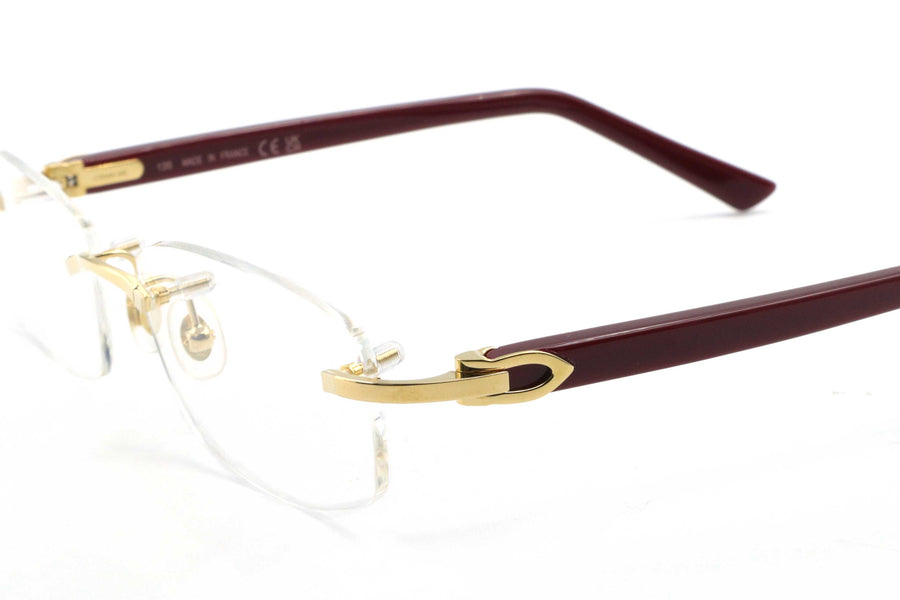 Cartier(カルティエ) CT0048O-006ゴールド/ワイン(53)