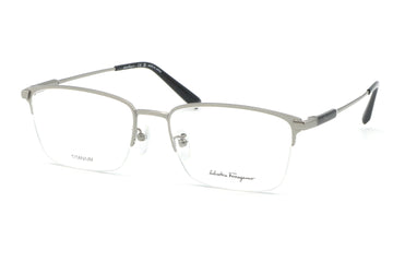 【鯖江製】Ferragamo(フェラガモ) SF 2562A-050ライトルテニウム(57)