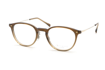 【鯖江製】iNtimite(アンティミテ) INE-3001-BRHGブラウンハーフ/ゴールド(47)