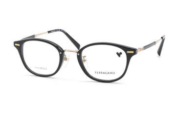 【鯖江製】Ferragamo(フェラガモ) SF 2981LB-001ブラック/ゴールド(47)