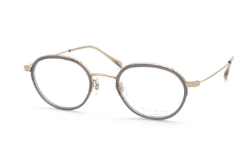 【鯖江製】iNtimite(アンティミテ) INE-4001-GRYGグレー/ゴールド(47)