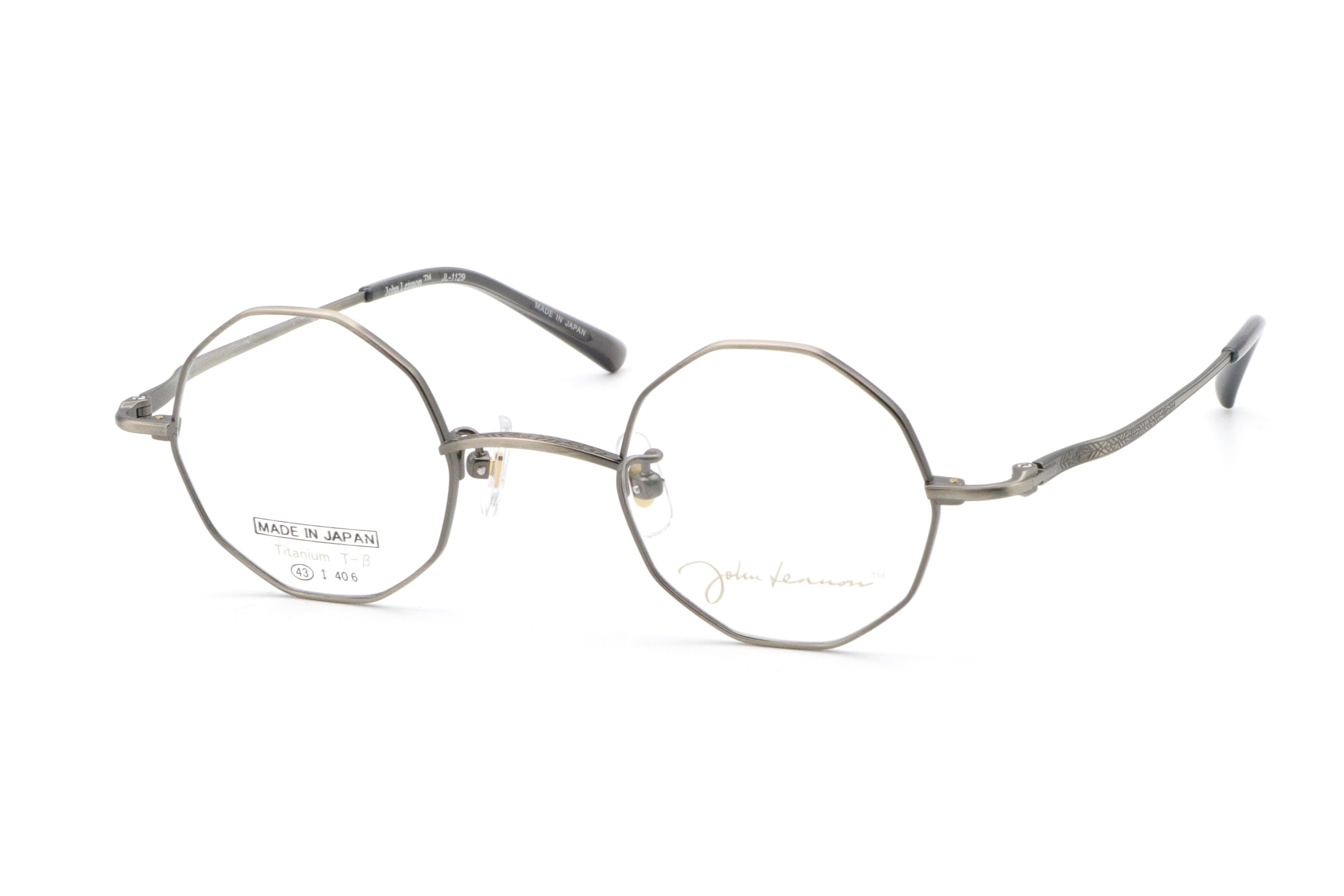 鯖江製】John Lennon(ジョンレノン) JL 1129-3アンティークシルバー(43 