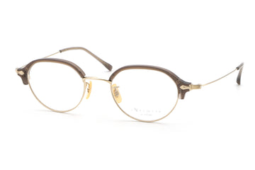 【鯖江製】iNtimite(アンティミテ) INE-4002-MVBRNGモーブブラウン/ゴールド(47)