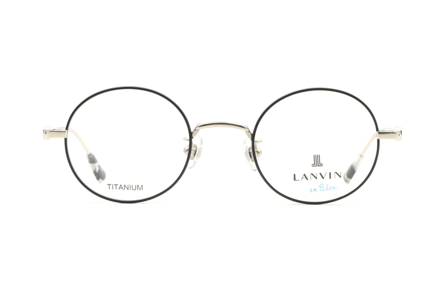 LANVIN en Bleu(ランバンオンブルー) VLB 023J-0S1Gマットブラック/シルバー(45)