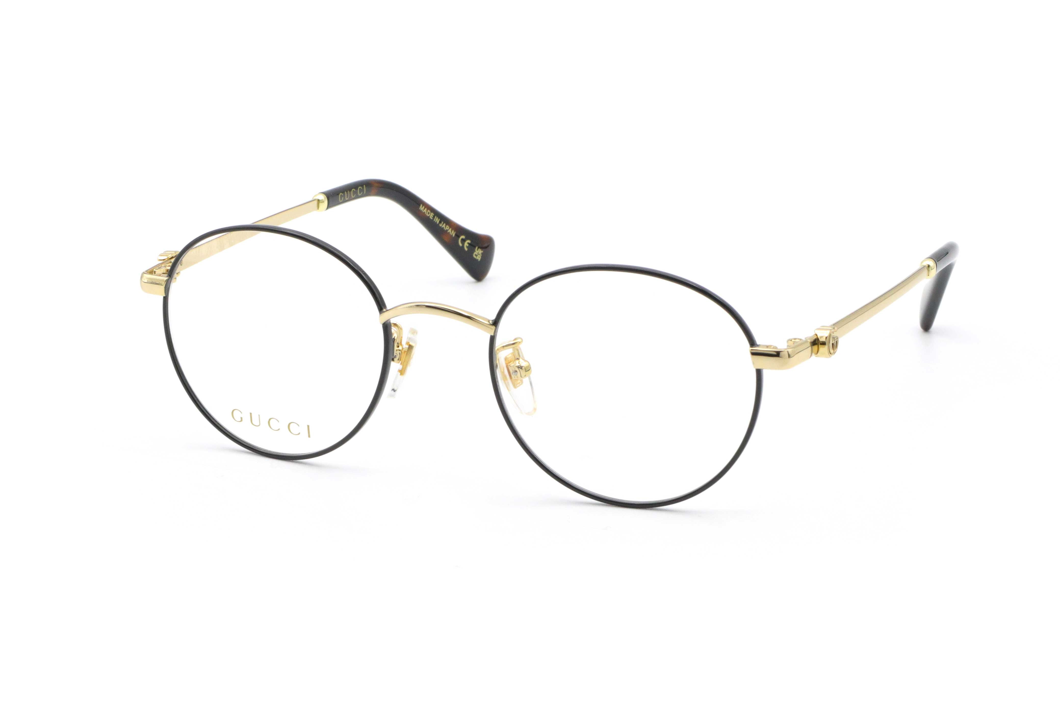 鯖江製】GUCCI(グッチ) GG 1472OJ-002ブラック/ゴールド(50