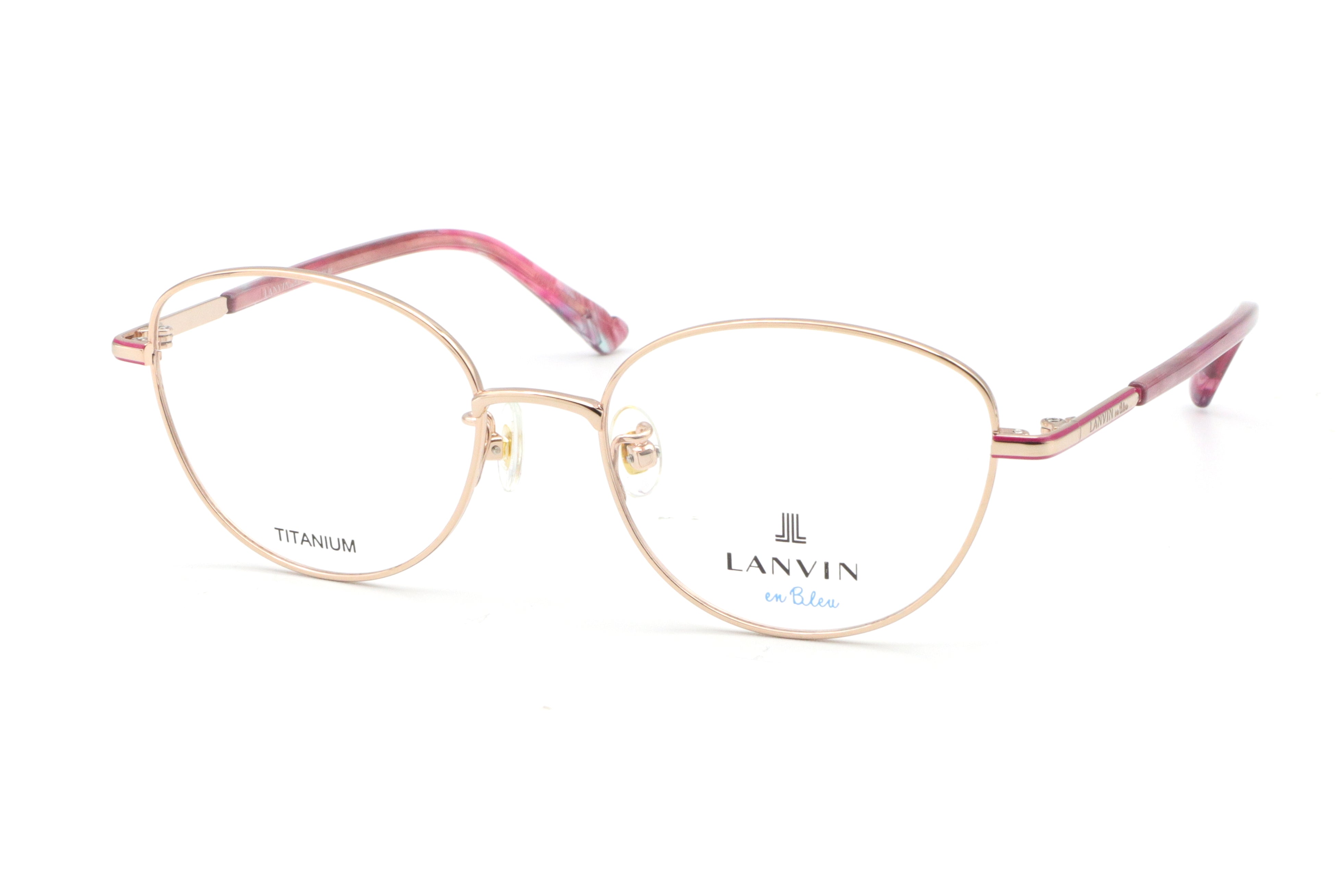 LANVIN en Bleu(ランバンオンブルー) VLB 018J-02AMゴールド/ピンク(51