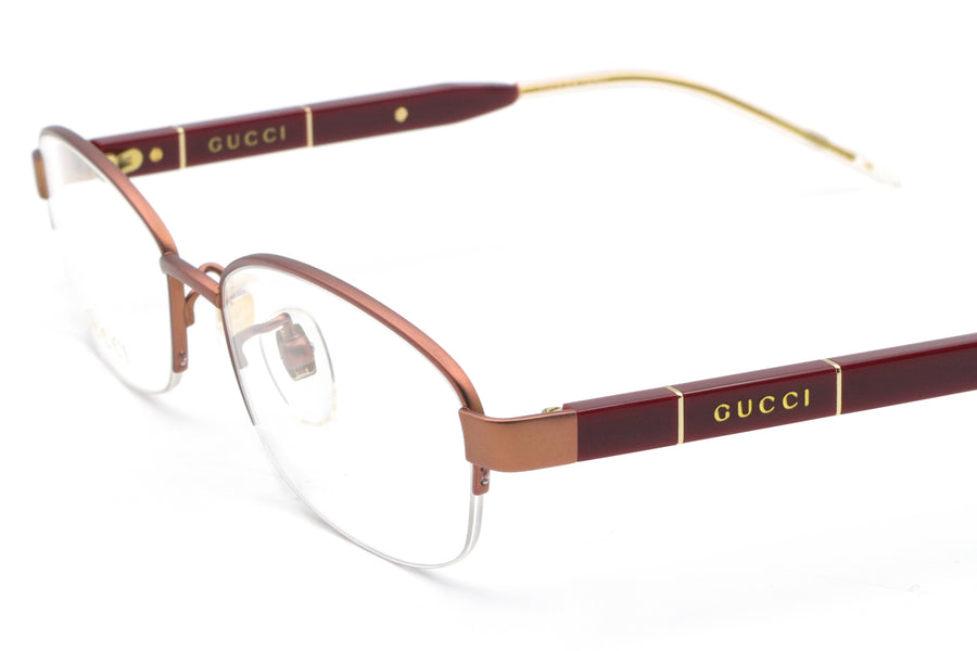 【鯖江製】GUCCI(グッチ) GG 1742OJ-003マットバーガンディ(53)