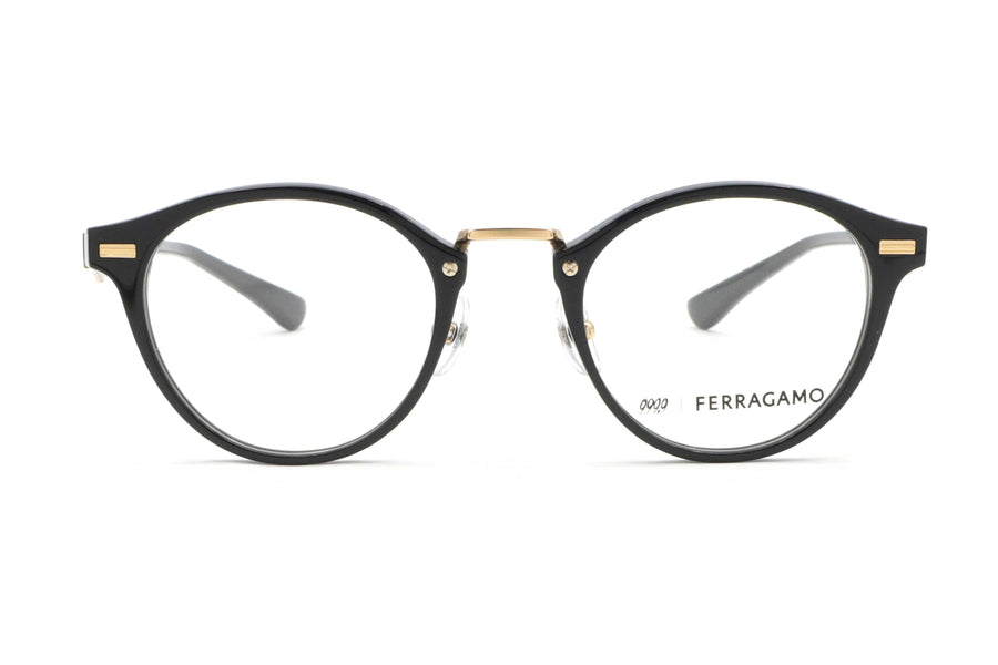 999.9×FERRAGAMO(フォーナインズ･フェラガモ) SF 9019-001ブラック/ゴールド(47)