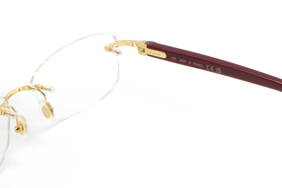 Cartier(カルティエ) CT0048O-006ゴールド/ワイン(53)