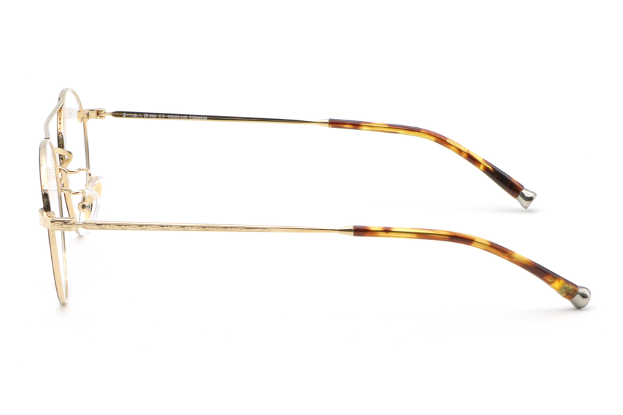 【鯖江製】越前國甚六作(ジンロクサク) JN 066-5ブラウン/ゴールド(49)