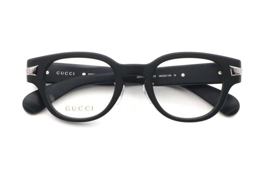 【鯖江製】GUCCI(グッチ) GG 1741OJ-003マットブラック(48)