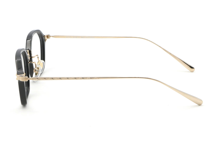 【鯖江製】越前國甚六作(ジンロクサク) JN 078-1ブラック/ゴールド(50)